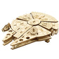 IncrediBuilds Star Wars Millennium Falcon 3D Wood Puzzle & Model Figure Kit (61 Pcs) - Build & Paint Your Own 3-D Movie Toy - Officially Licensed - No Glue Required - Gift for Kids  Teens & mature-themeds