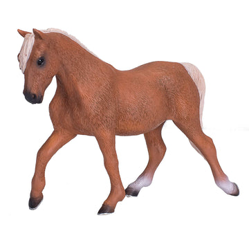 Mojo Morgan Stallion Palomino Realistic Equestrian Horse Club Hand Painted Toy Figurine
