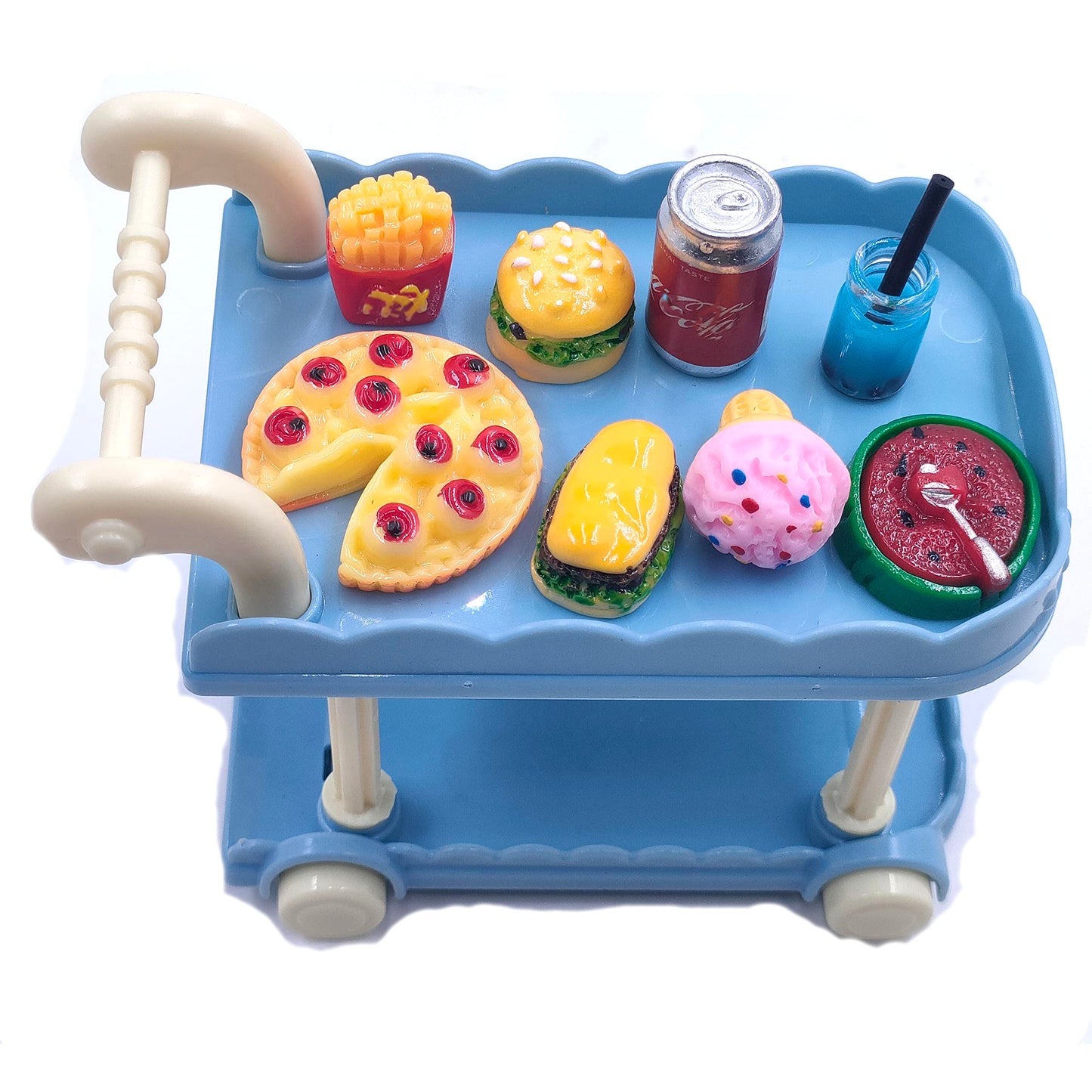 100pcs Miniature Food Drinks Bottle Toys Dollhouse Mixed Resin Accessories for Adults Kids Kitchen Accessories for Pretend Play