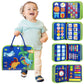 Winblo Toddler Busy Board - Montessori Toys For 1-3 Year Old Boy Birthday Gift, Educational Learning Sensory Busy Book For Two Year Old Boys, Kids Ages 2-4 Activities Toy For Airplane Car Travel