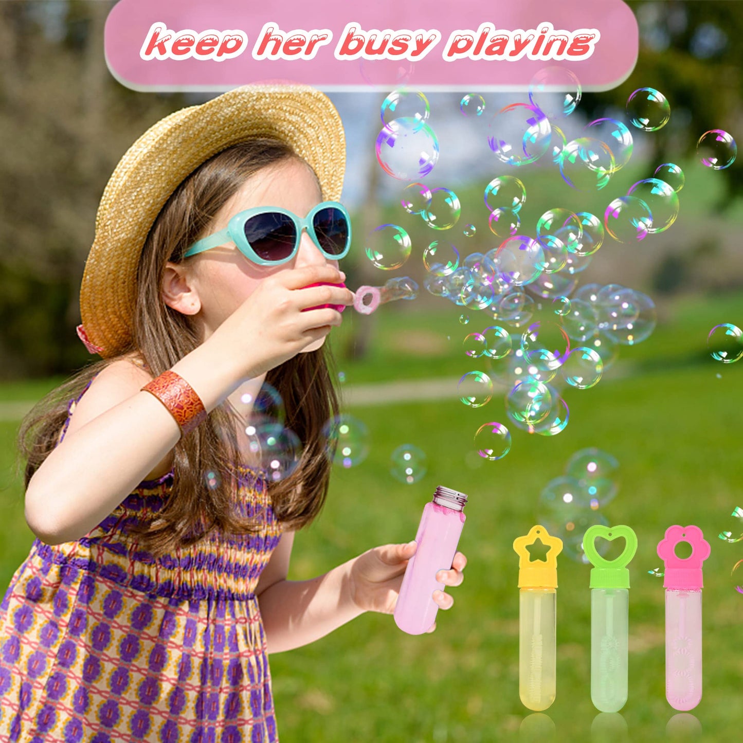 Upgraded Bubble Lawn Mower Toddler Toys, Kids Bubbles Toys For Boys Girls Age 1 2 3 4 5 6 Year Old, Toddler Birthday Outdoor Par