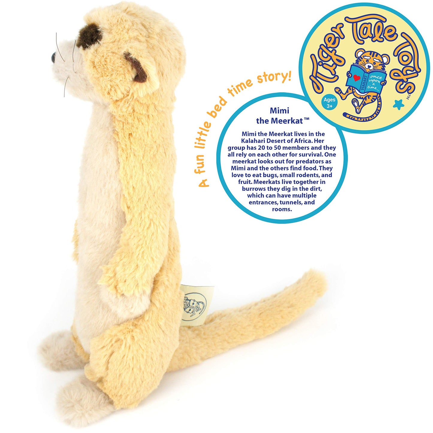 Tigerhart Mimi The Meerkat - 10 Inch Stuffed Animal Plush