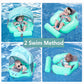 2025 New Mambobaby Float Non-Inflatable Baby Pool Float with Canopy Solid Infant Pool Float with Canopy UPF 50+ Swim Ring Swimmi