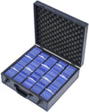 D Dacckit Toploader Storage Box With Card Dividers For 1200 3 X 4 35Pt Rigid Card Holders For Trading Cards & Sports Cards Compa