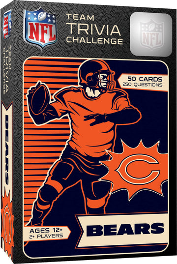 Masterpieces Game Day - NFL Chicago Bears - Team Trivia Challenge  Officially Licensed