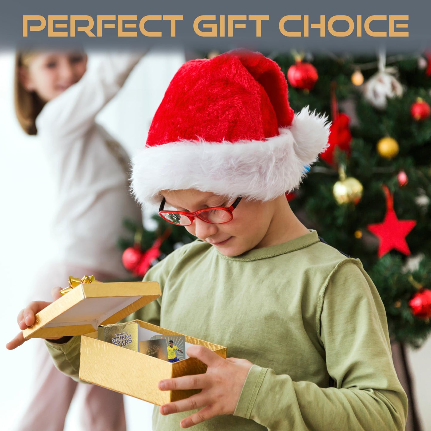 2025 Playing Soccer Cards | 55 Unique Cards for Soccer Players | Unforgettable Moments for The Whole Family for Friends  Siblings  and Soccer Fans | Printed on enhanced Paper - Golden