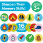 Matching Game - Memory Games For Kids Ages 4-8 - Memory Matching Games For Toddlers 3-5 - Kids Camping Toys - Preschool Board Game - Preschool Learning Activities - Easter Toys For Toddlers Gifts