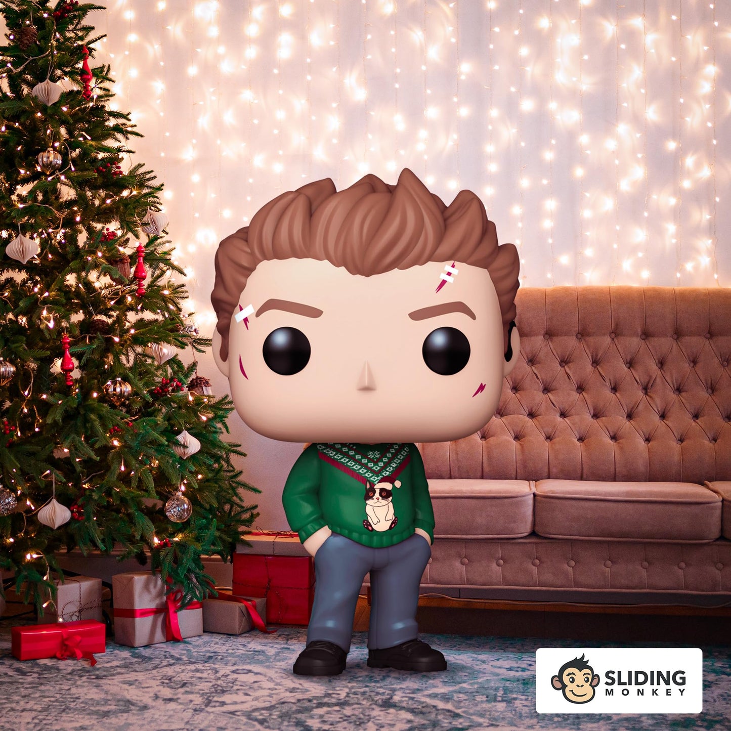 Funko Pop! #1216 Hawkeye - Clint Barton Christmas Sweater Pop! Vinyl - Target Exclusive