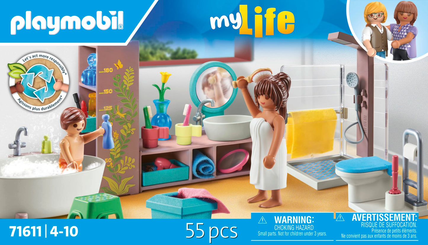 Playmobil Mylife 71611 Garden With Two Figures And Numerous Accessories, Made From Over 80% Recycled And Biobased Materials, Det