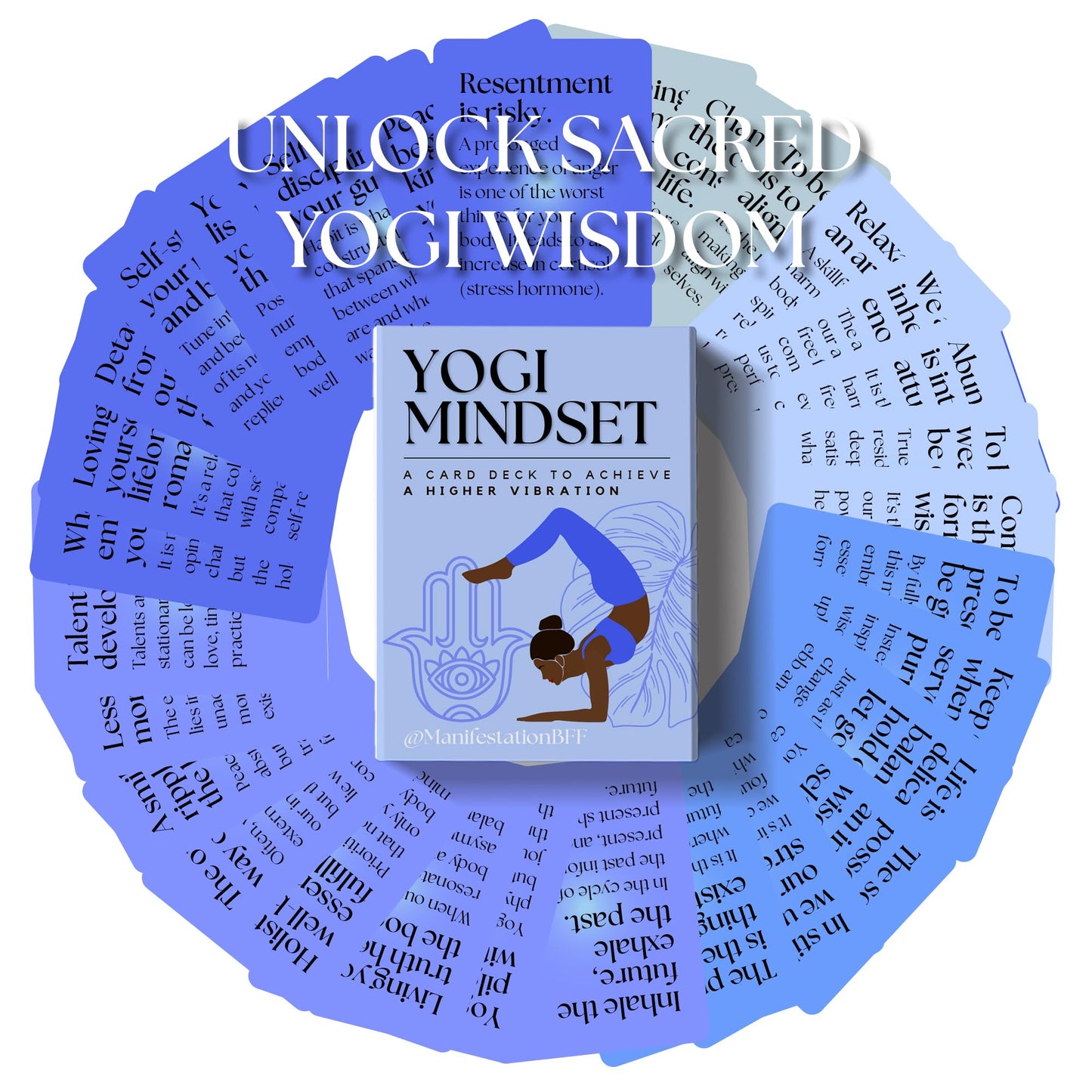 Affirmations Cards For Women: Embrace Yoga Mindset, Mindfulness & Meditation - Self-Development Daily Affirmations & Educational