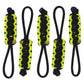 Bubbasgaragetv - Large Heavy Duty Paracord Zipper Pulls (Neon Yellow)