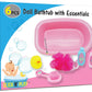Click N' Play Baby Doll Bathtub Pretend Play Set With Accessories | Baby Bath Tub Play Set For Girls And Toddlers With 6 Pcs Acc