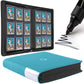 Top Loader Binder  Holds 288 Top Loaders - 9-Pocket Toploader Binder for 3 x 4 Rigid Card Holders for Trading Cards or Sports Cards  Model A - Classic Turquoise