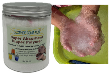 Experiment With 1 Pound Of Diaper Polymer Science, Also Great For Making Slime