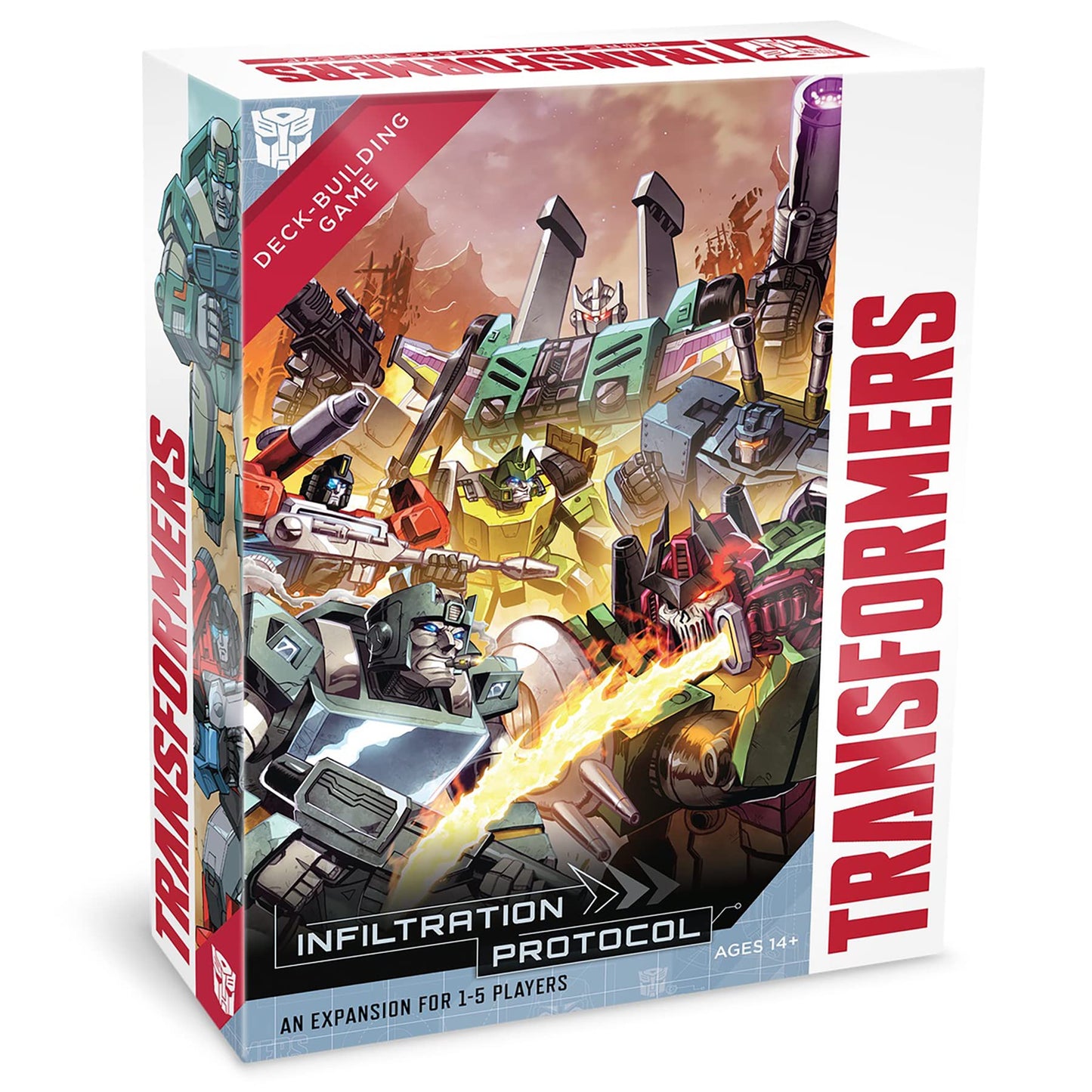 Renegade Games Studio Transformers Deck-Building Game: Infiltration Protocol Expansion - Ages 14+, 1-5 Players