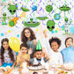 Capoda 54 Pcs Alien Decorations Hanging Swirls No DIY UFO Theme Party Ceiling Decorations Green Alien Outer Space Saucer Man Han