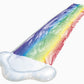 Toysmith Dash N Splash Rainbow Inflatable Outdoor Water Slide