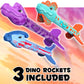 Dino Blasters, Rocket Launcher For Kids - Soars 100 Feet. Kids Outdoor Toys, Birthday Gift, For Boys & Girls Ages 3-6 Years Old - Toddler Outside Toys 4-8, Dinosaur Toy, Kids