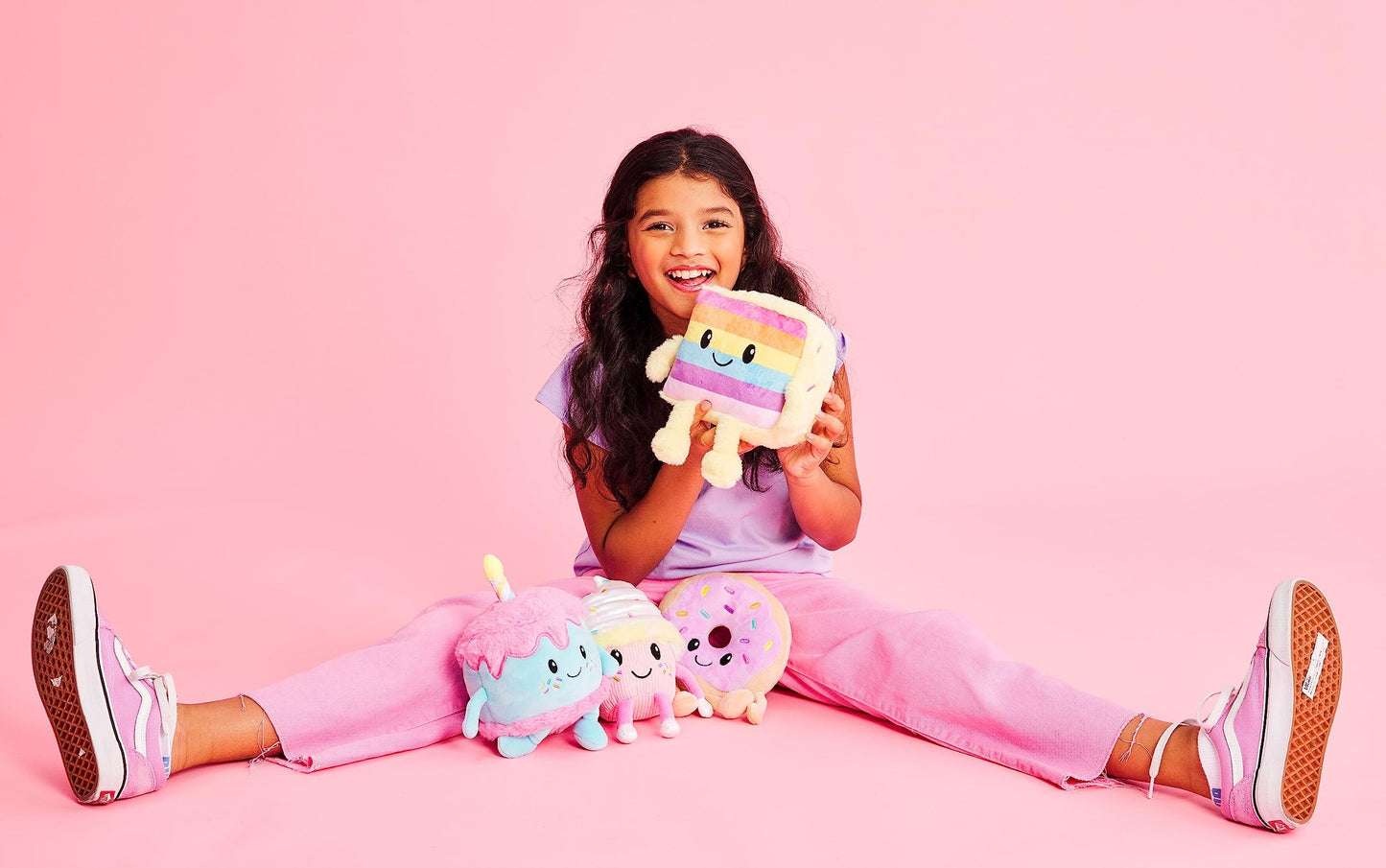 Iscream Screamsicles Kawaii Sweet Shop 8'' Plush - Sprinkle Donut