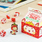 1985 Games Strawberry Kawaii Cat Dice Set - Milk Carton-Inspired Dice For Dnd | Ttrpgs & Tabletop Roleplaying