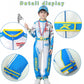 Treyrea Race Car Driver Costume Boys Racer Jumpsuit With Car Cap Kids Dress Up For Halloween (Blue, Xl(For Height 57''-60''))