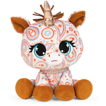 Gund P.Lushes Designer Fashion Pets Sally Mustang Unicorn Premium Stuffed Animal Soft Plush, Paisley, 6