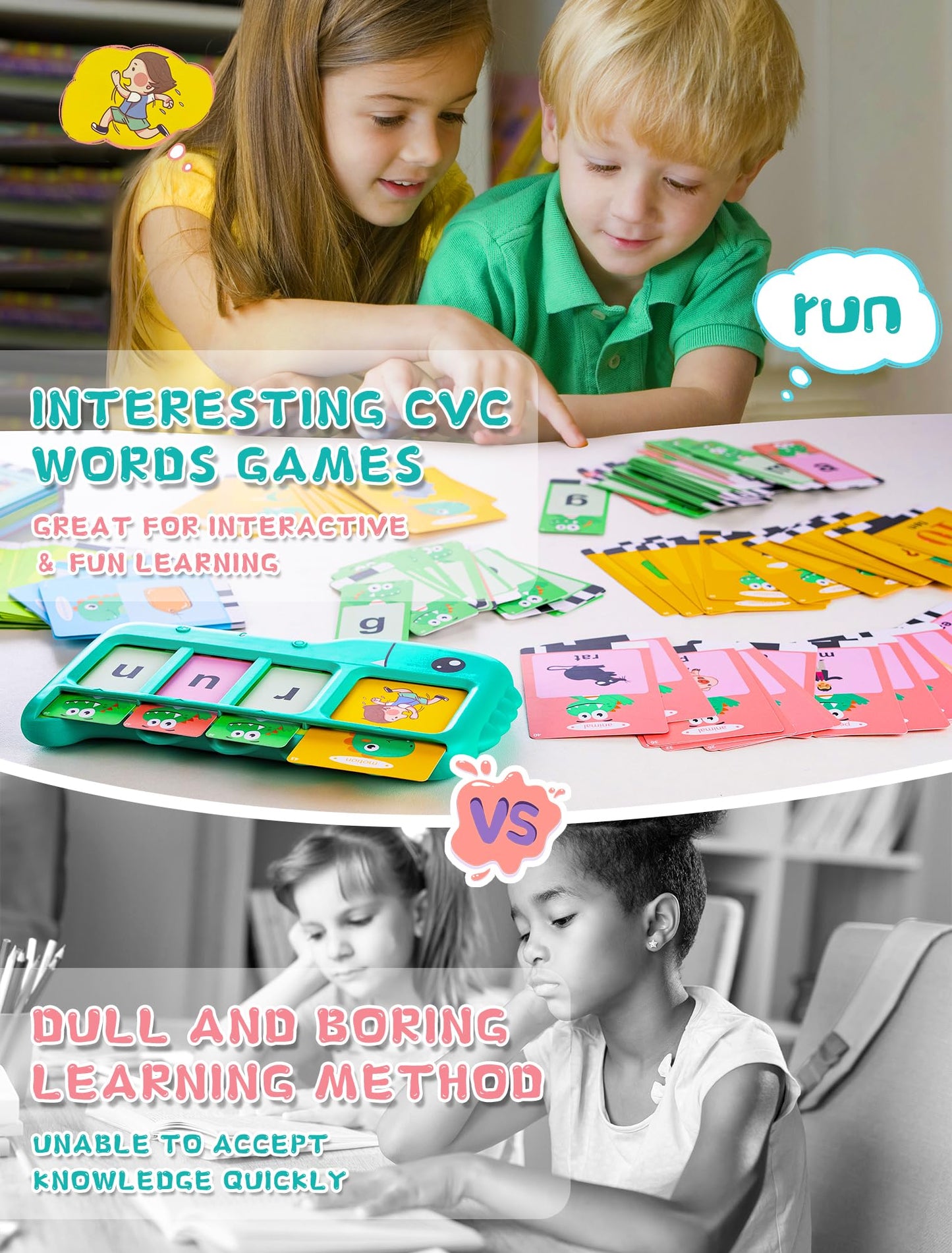 Talking Flash Cards For Toddlers 2-8: Alphabet Learning & Spelling Games With 224 Sight Words - Montessori Sensory Toys For Preschool Boys & Girls, Speech Therapy Toys For Kids With Autism, Ideal Gift