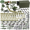 Olive Green Army Accessories Kit 325 Pcs Military  Pack Gear E.O.D Suit NVD Helmet Shipping Container protective coveringy Building Block Toy for Soldiers Compatible with Major Brands