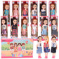 12 Pack: Little Girls Party Favors Dolls - 5'' Small Toddler Doll Toys Kids Miniature Figures Friends Bulk Bundle Play Set