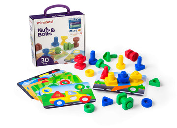 Miniland Nuts & Bolts Learning Playset