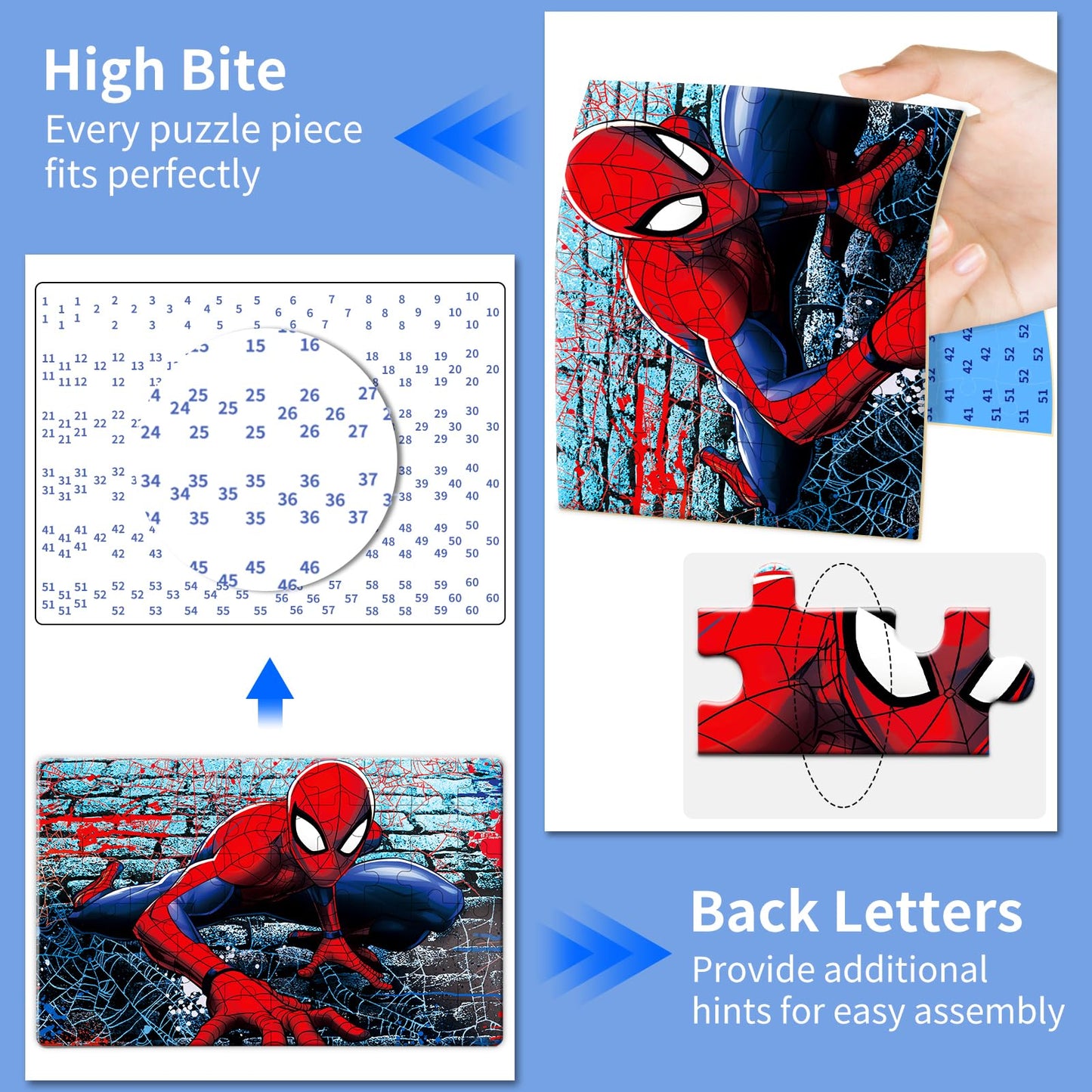 Kids Puzzles  Puzzle for Kids Ages for 5 6 7 8 9 10 11 12 Boys and Girls Toy Puzzles  60 Piece Coloful Jigsaw Puzzle