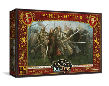 CMON A Song of Ice and Fire Tabletop Miniatures Game Lannister Heroes Set II - Lead House Lannister to Victory with Iconic Heroe