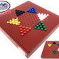 Matty'S Toy Stop Exclusive Deluxe 10-In-1 Chess, Checkers, Tic Tac Toe, Backgammon, Mill, Roll Em, Insanity, Chinese Checkers, Mancala & Pick-Up Sticks Wooden Cabinet Game Set