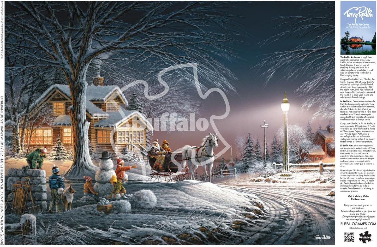 Buffalo Games - Terry Redlin - Winter Wonderland - 1000 Piece Jigsaw Puzzle For Adults -Challenging Puzzle Perfect For Game Nigh