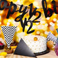 Boao Pre- Strung Half Birthday Decorations Set 6 Months Happy 1/2 Birthday Banner, Glitter 1/2 Half Year Cake Topper, Triangle F