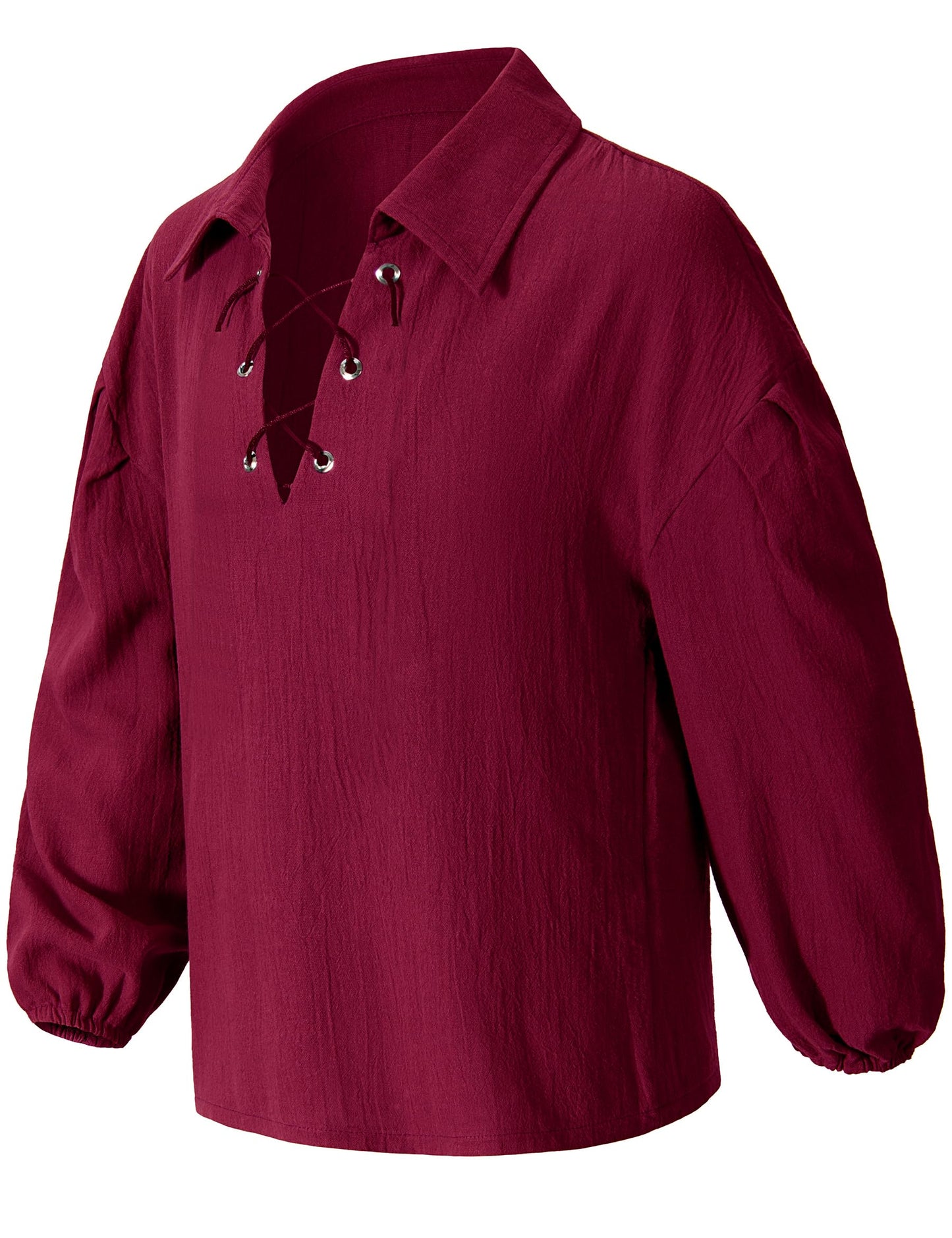 Kids Medieval Viking Pirate Renaissance Retro Costume Shirt For Boys Halloween Party Cosplay 3-4T Red