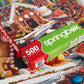 Springbok 500 Piece Gingerbread House Jigsaw Puzzle, 20"x20", Cardboard, Colorful Candy Design, Model 34-02553