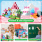 Goody King Magnetic Blocks | 100PCS Build Magnetic Pink Castle Magnetic Set,Magnetic Building Cube Game for Kids Age 3 4 5 6 7 8