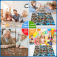 Christmas 1000 Piece Puzzle For Adults, Busy Santa Claus Jigsaw Puzzle Challenging Night Game, Winter Holiday Puzzles Interlock