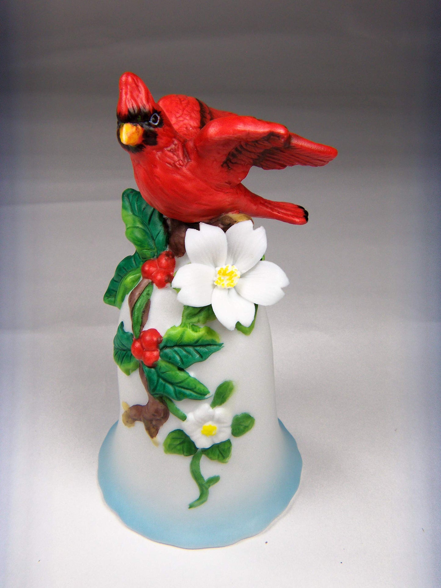 Cosmos Gifts 738-81 Porcelain Cardinal Figurine Bell 3 7/8' H