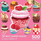 Cra-Z-Art - Roseart - Mini Shaped - Cupcakes Ii - 500 Piece Jigsaw Puzzle