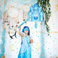 Harrycle Winter Piata Christmas Piata Wonderland Themed Piata with Blindfold Bat for Christmas Princess Winter Theme Birthday Pa