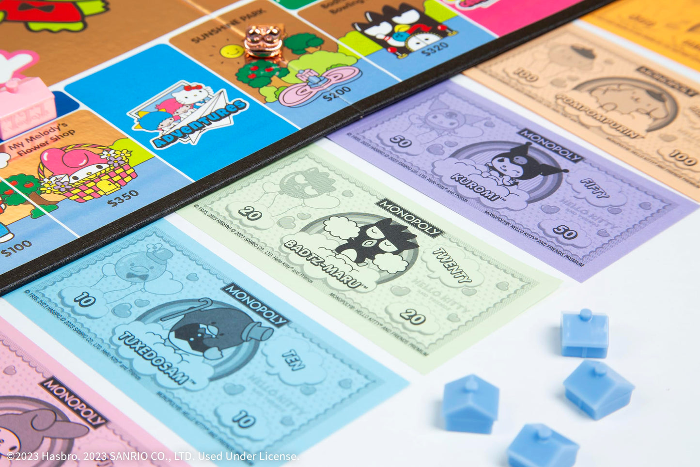 Monopoly: Hello Kitty and Friends enhanced | Officially-Licensed Hello Kitty Merchandise | Collectible Upgraded Rose Gold Finish on Tokens  Board and Box