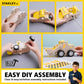 Stanley Jr. Construction Toy Truck Front Loader Wood Craft Kit - DIY Assemble Toy for Kids