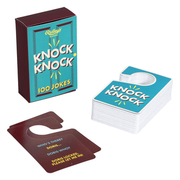 Ridley’S 100 Knock Knock Joke Cards – Includes 100 Jokes For Kids And Adults, Funny Jokes For Family-Friendly Fun – Makes A Great Gift Idea