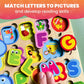 Quokka Montessori Alphabet Puzzle For Toddlers - Educational Wooden Toys For Kids Ages 3-5, Learning Letters And Abc Recognition, Preschool Activity Board For Fine Motor Skills And Learning Activities