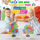 Wownova 32Pcs Tetra Tower Stacking Building Balance Block Game Toys For Kids, Adults & Family Game Night, Balancing Blocks Board Games Stacking Fun Toy For Children, Teens, Adults, Friends, Parties