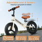 Toddler Balance Bike 2 Year Old,Age 24 Months To 5 Years Old,12 Inch Toddler Bike,No Pedal Beginner Kids Bicycle,Rubber Inflatab