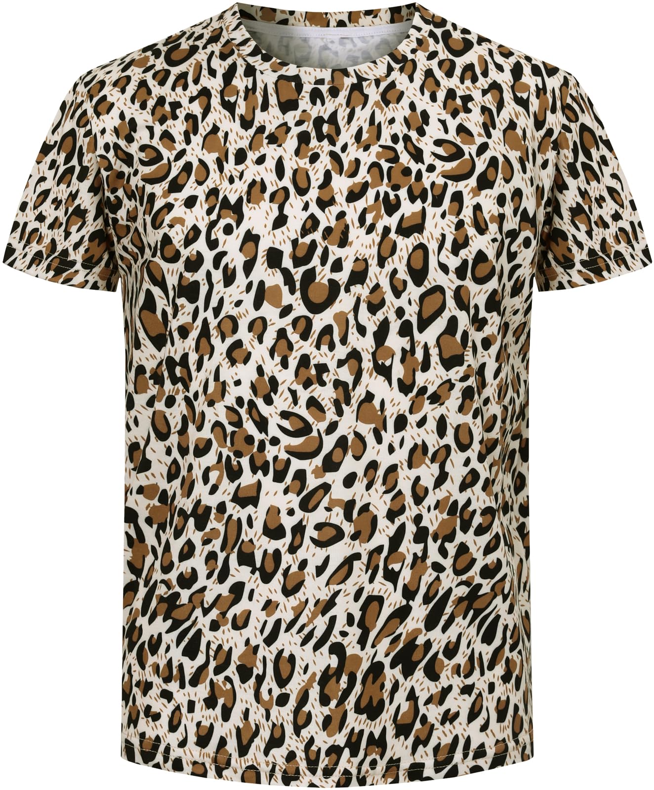 COSLAND Boys' Leopard Shirt Kids Animal Costume, Medium