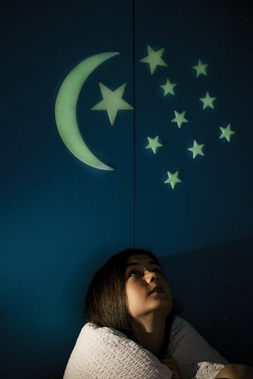 4M Glow In The Dark Large Moon And Stars